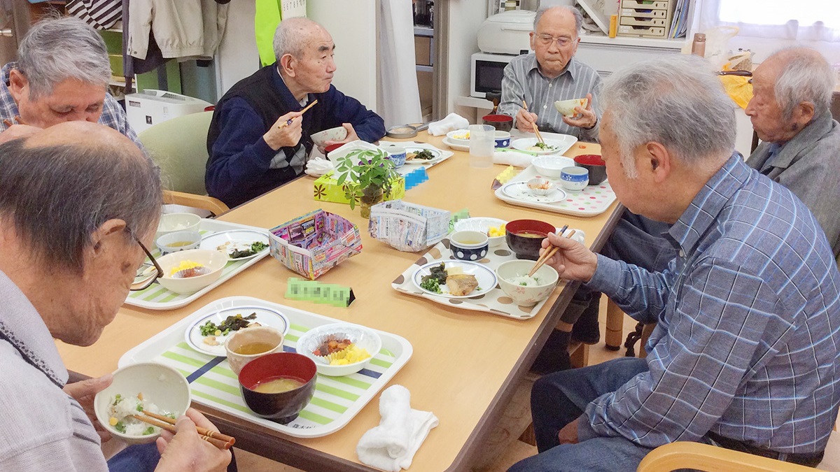 ほっとあんしん館 ランチの様子
